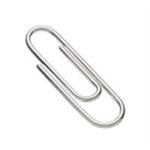 Gémkapocs nikkel,kerek, 100db/doboz