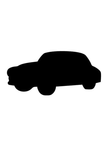 Kréta tábla 30x50 cm Securit Autó krétamarkerrel és ragasztócsíkkal