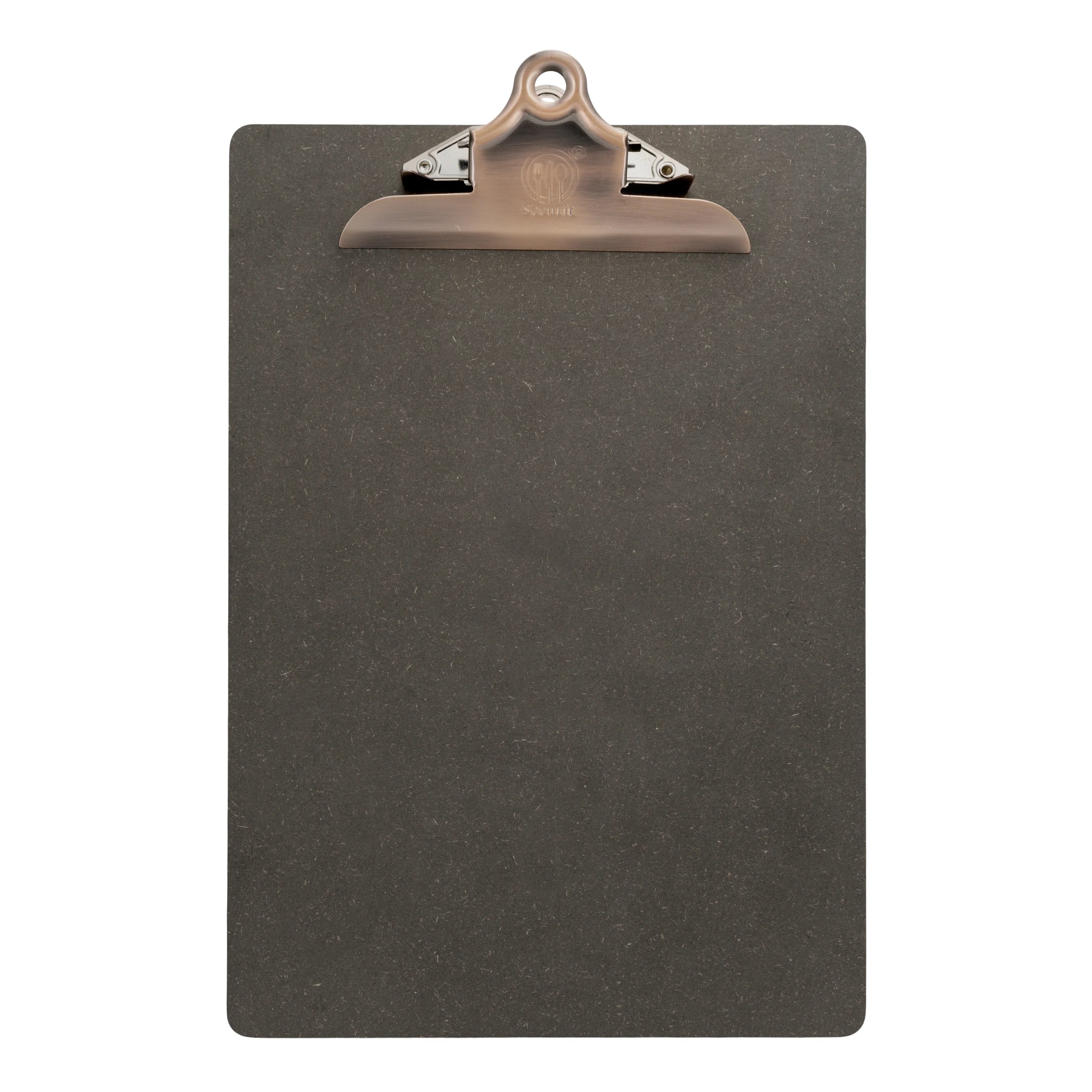 Securit wooden menu holder with clip, A/4