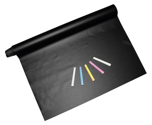 Öntapadós krétatábla fólia; írható-vágható 45x200 cm 5 db-os krétával