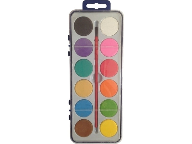 Vízfesték 12-es készlet 30 mm-es koronggal