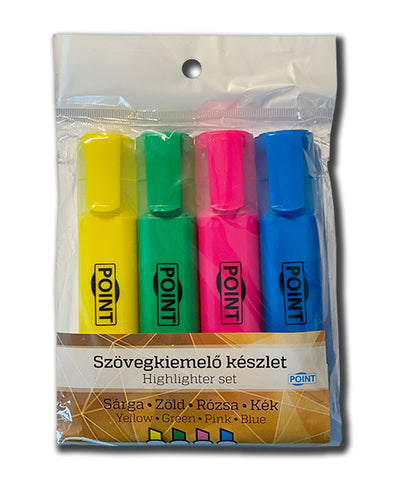 Szövegkiemelő készlet 4 db-os 2-5 mm