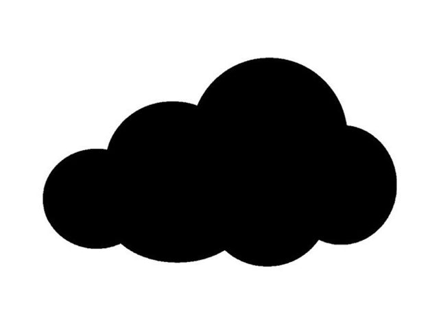 Kréta tábla 30x50 cm Securit Felhõ krétamarkerrel és ragasztócsíkkal