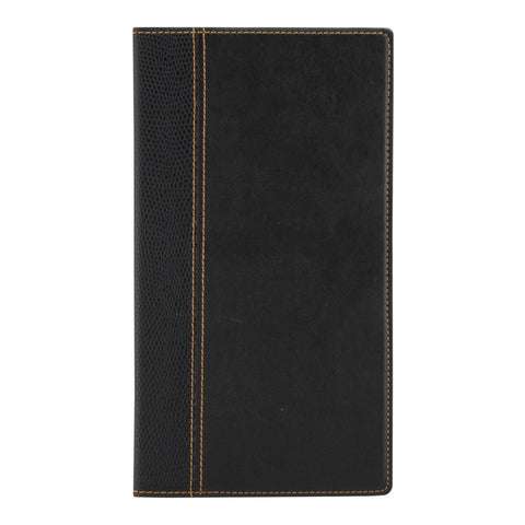 Számla bemutató Securit Trendy, műbőr borítású, fekete, 23x13 cm