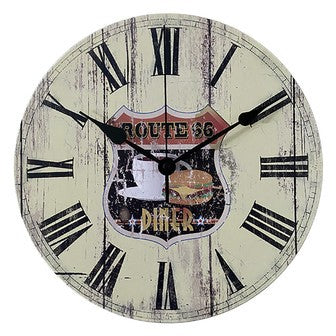 Falióra / Fából; ROUTE 66, Átmérõ: 30 cm