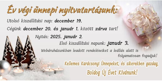 Ünnepi nyitvatartás 2024